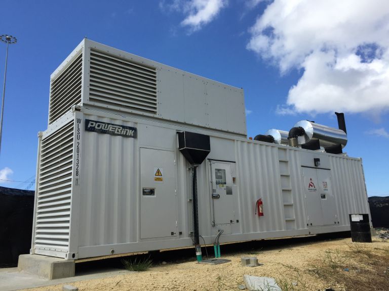 PowerLink | High Voltage Diesel Generators outdoor display