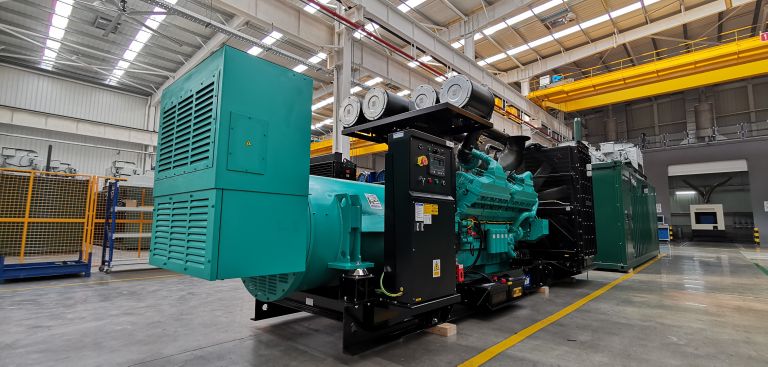 PowerLink UK factory photo Diesel Generator open set