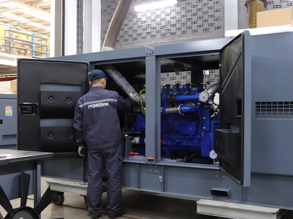 PowerLink | Gas Genset-GXE generator inspect